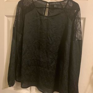 Forever 21 black blouse